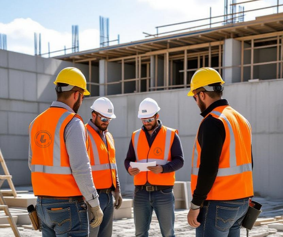 Engineers on site