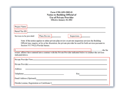 Notice to Building Official Document: How do I fill it out?